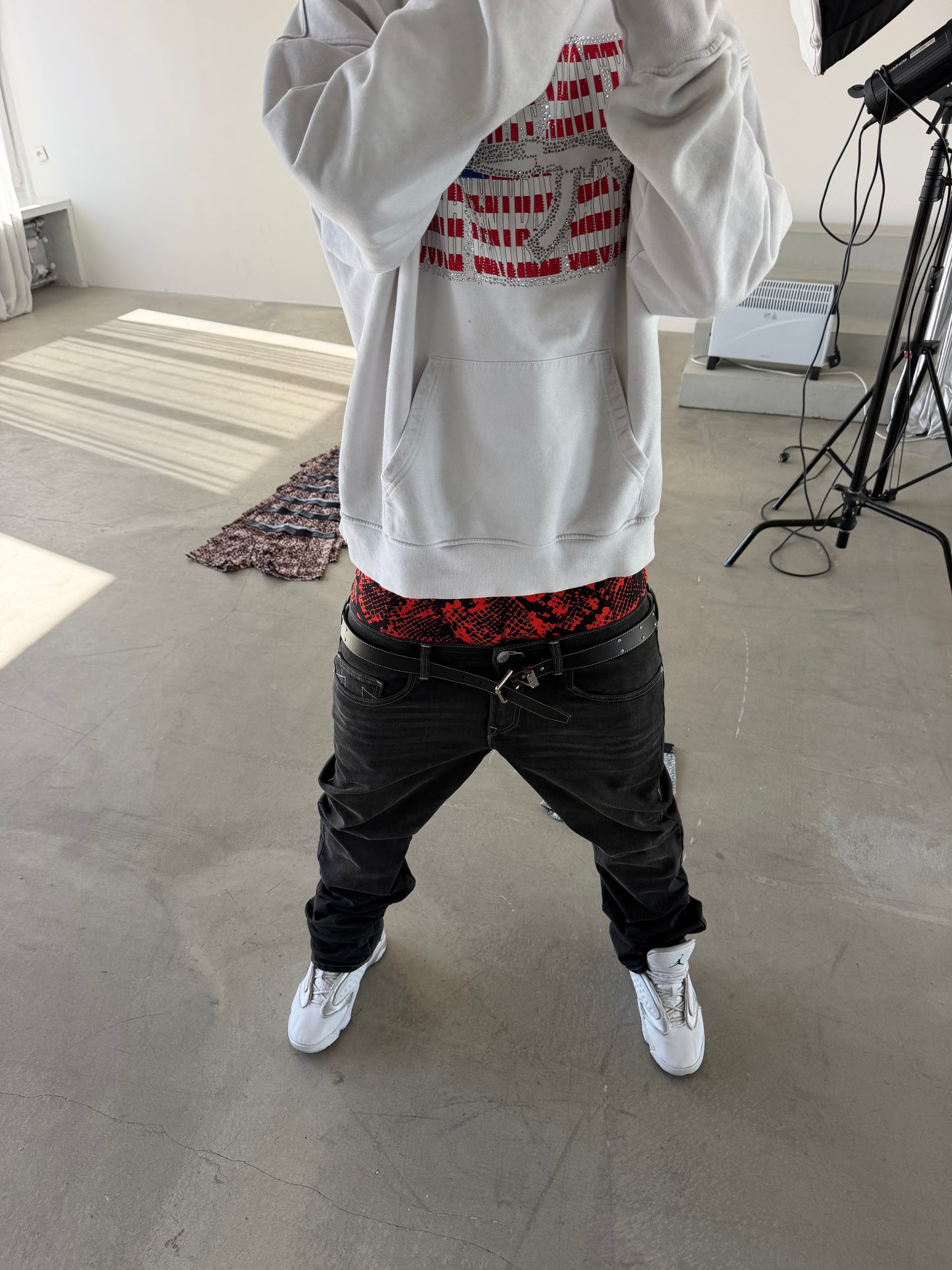 GLEN BOXERS (RED SNAKESKIN)