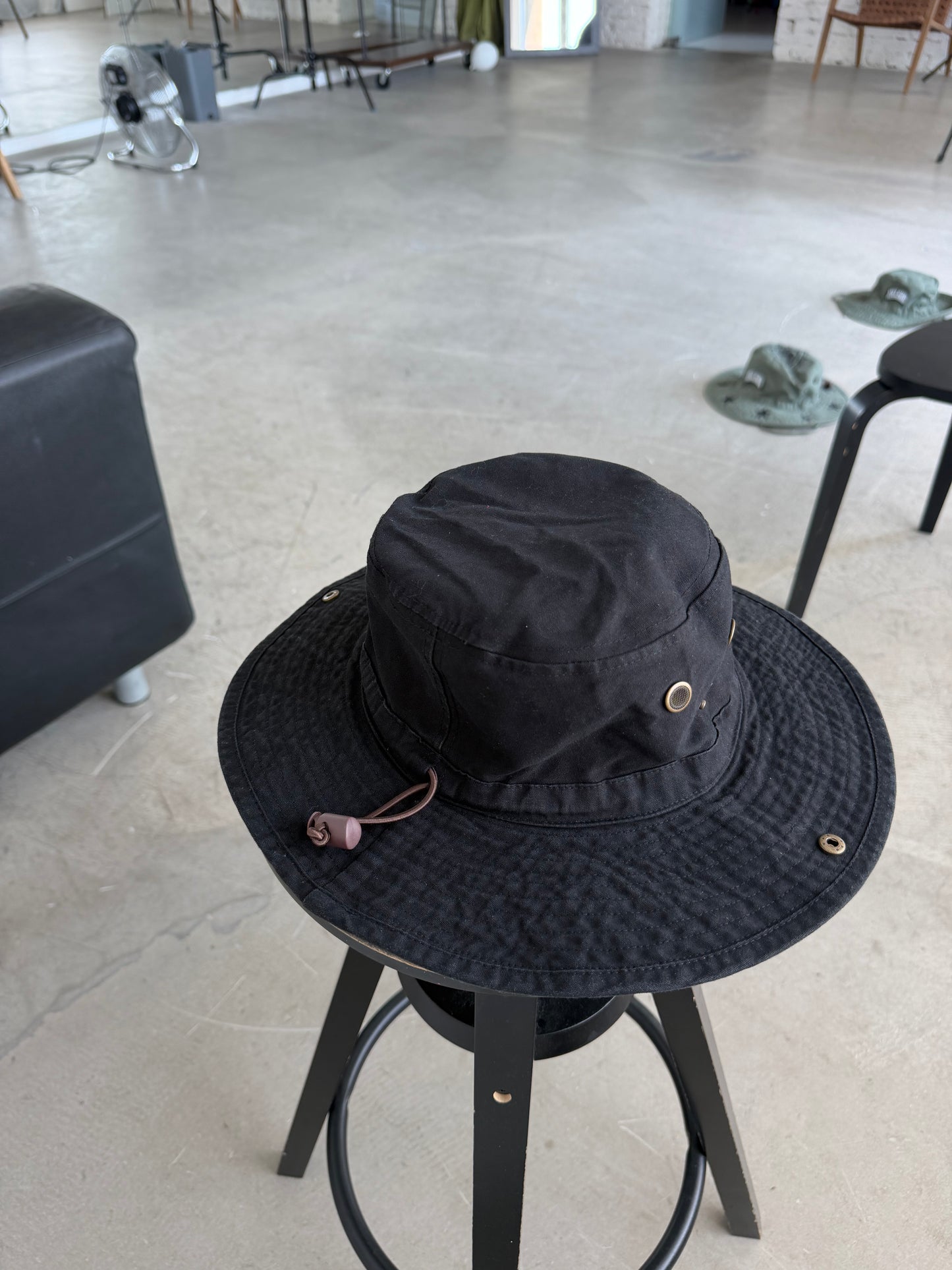 SAFARI BOONIE HAT (black)