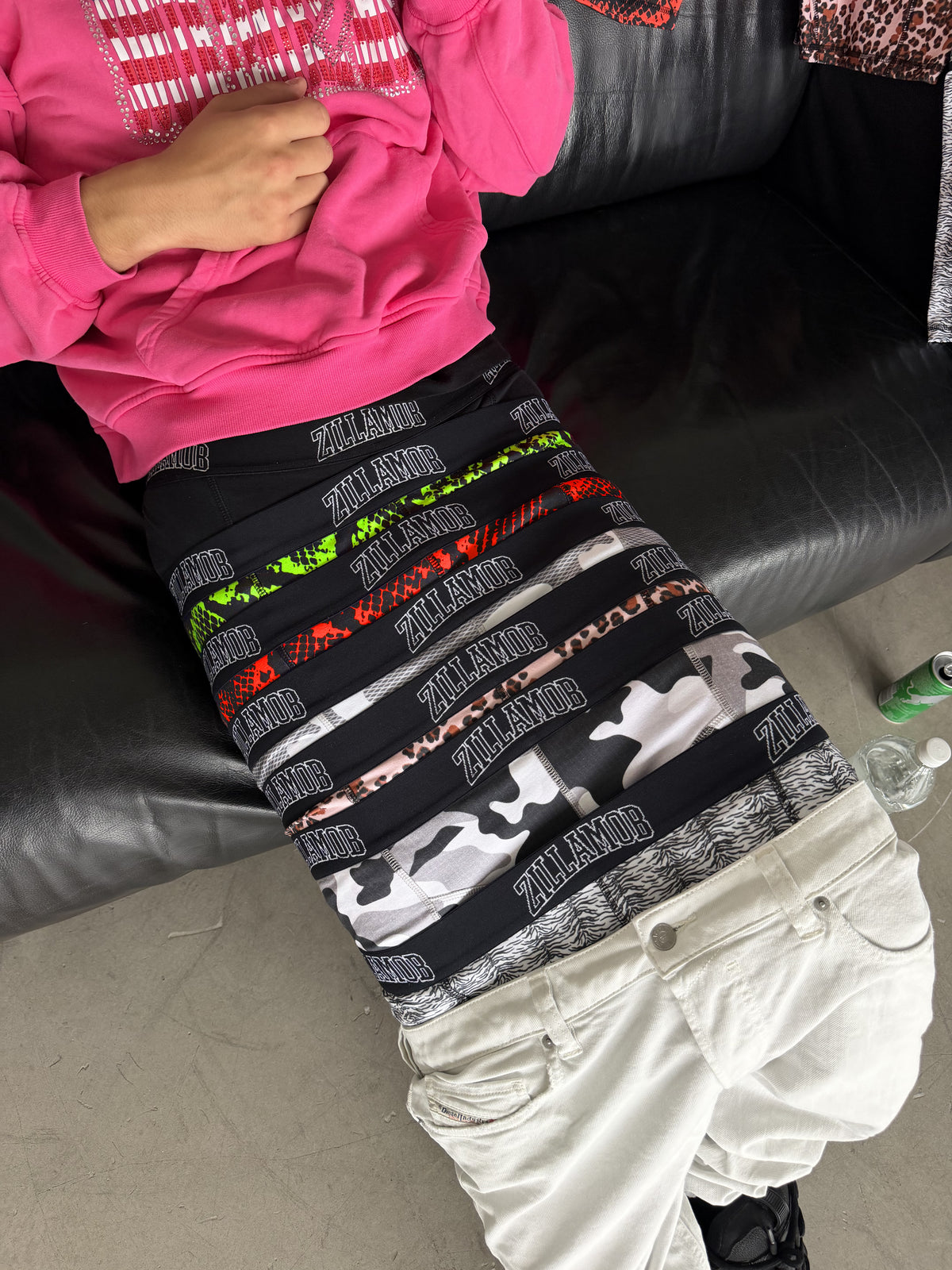 GLEN BOXERS (NEON SNAKESKIN)