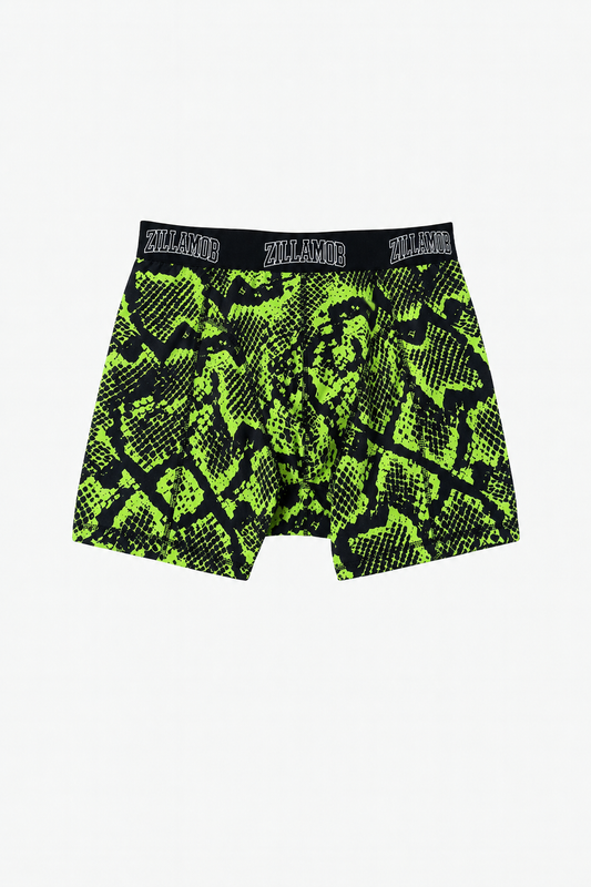 GLEN BOXERS (NEON SNAKESKIN)